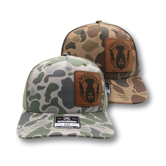 The Fat Electrician Duck Camo Hat