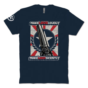 Make War Silently T-Shirt
