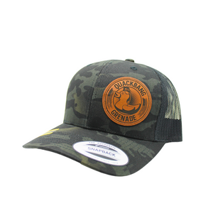 Quackbang Leather Patch Hat