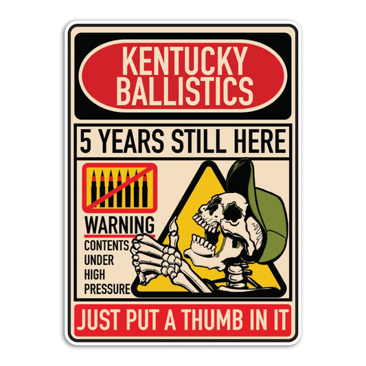 KB 5 Year Anniversary Sticker