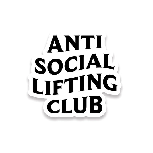 Anti Social Lifting Club Sticker