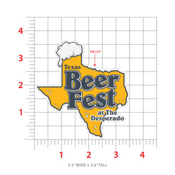 Texas Beer Fest Sticker