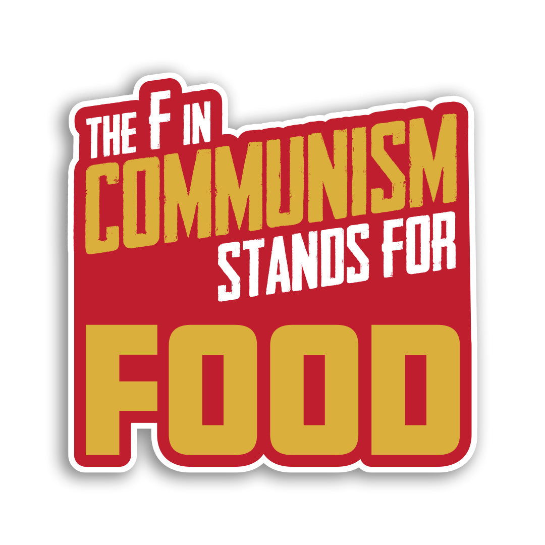 F Is For Food Sticker