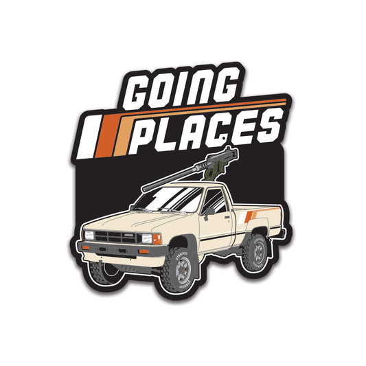 Going Places Sticker