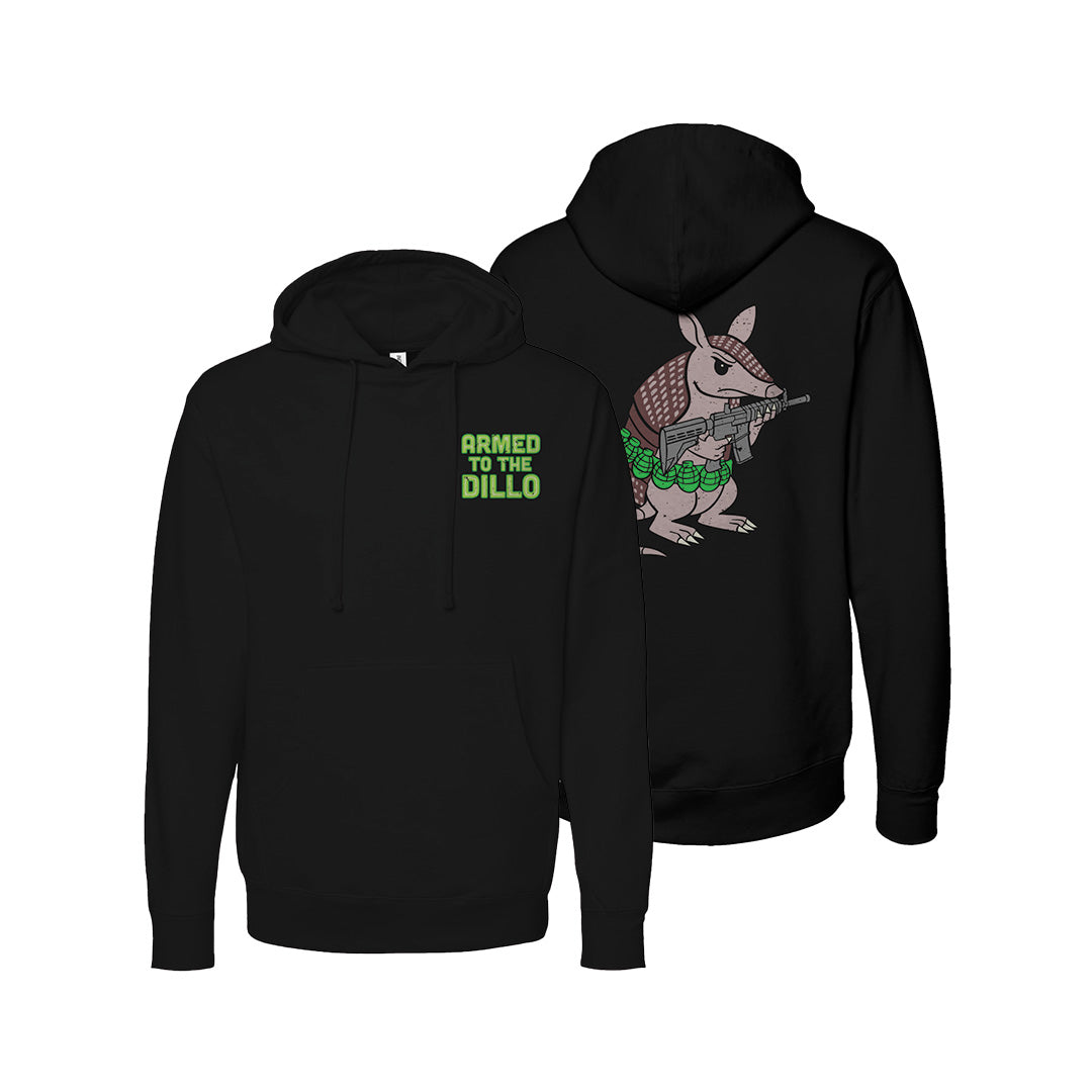 Armed To The Dillo Hoodie