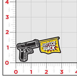 Justice Quack Sticker