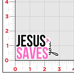 Jesus Saves Sticker