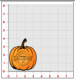 KB Pumpkin Logo Sticker