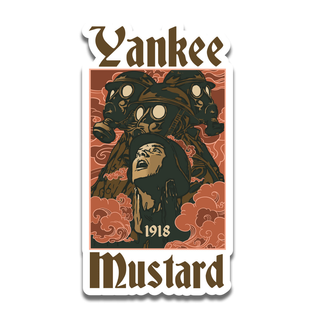 Yankee Mustard Sticker