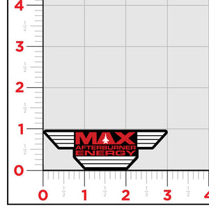 Max Afterburner Logo Sticker