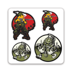 Sunshine and Overkill Sticker Pack