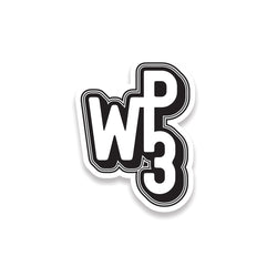 We Plus Threee Logo Sticker