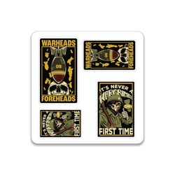 WAR CRIME 2.0/ WARHEADS 3.0 STICKER PACK