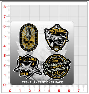 TFE Planes Sticker Pack