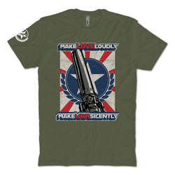 Make War Silently T-Shirt