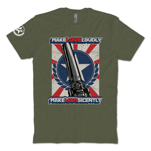 Make War Silently T-Shirt