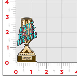 White Boy Of The Year Sticker