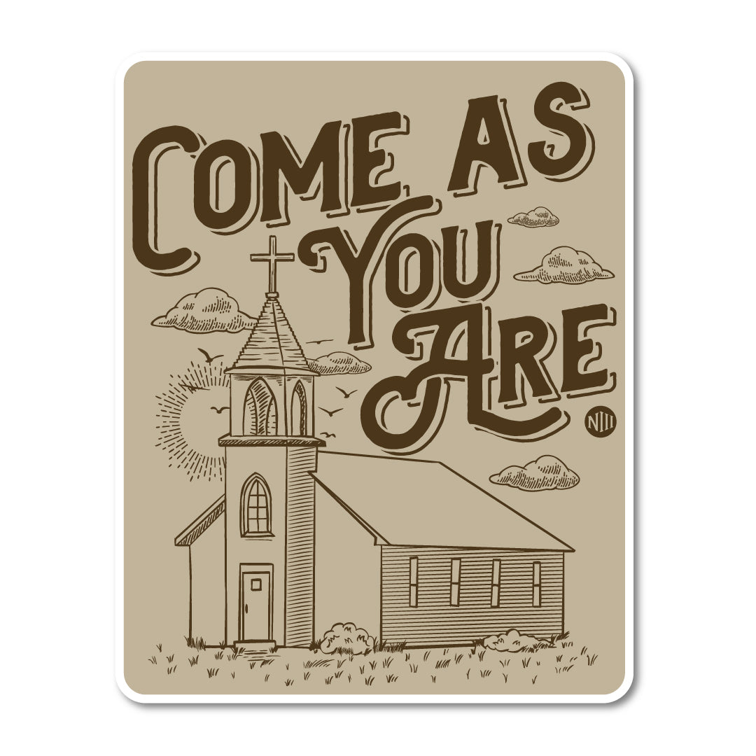 Come As You Are Sticker