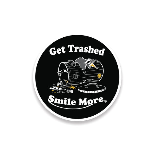 Get Trashed Sticker