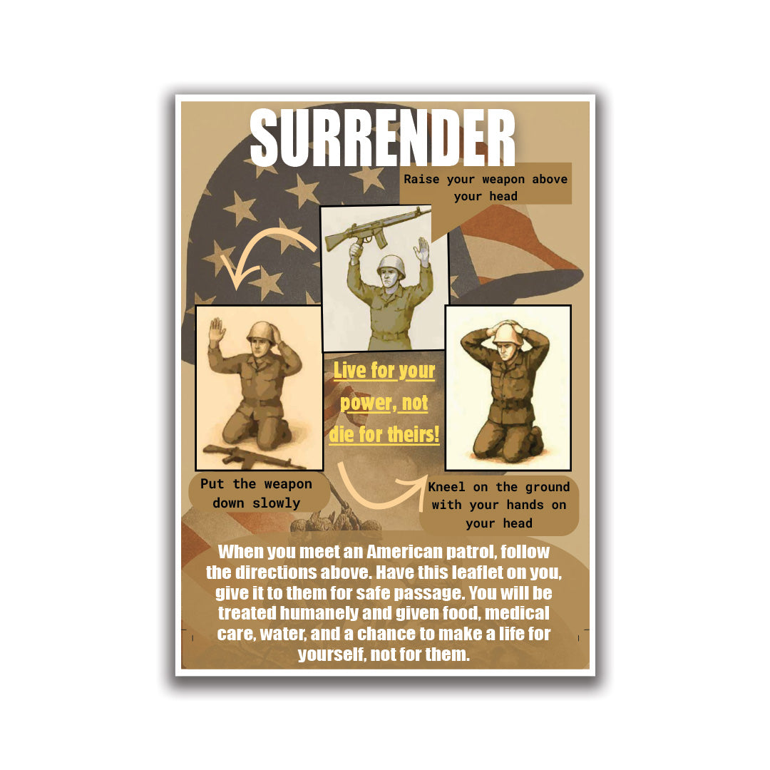 Surrender Sticker