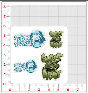 Ghost Army/Thicc Boy Winter Sticker Pack