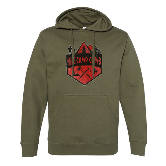 Hike Camp Climb Logo Hoodie