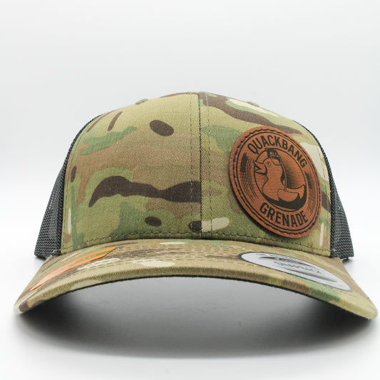 Quackbang Leather Patch Hat